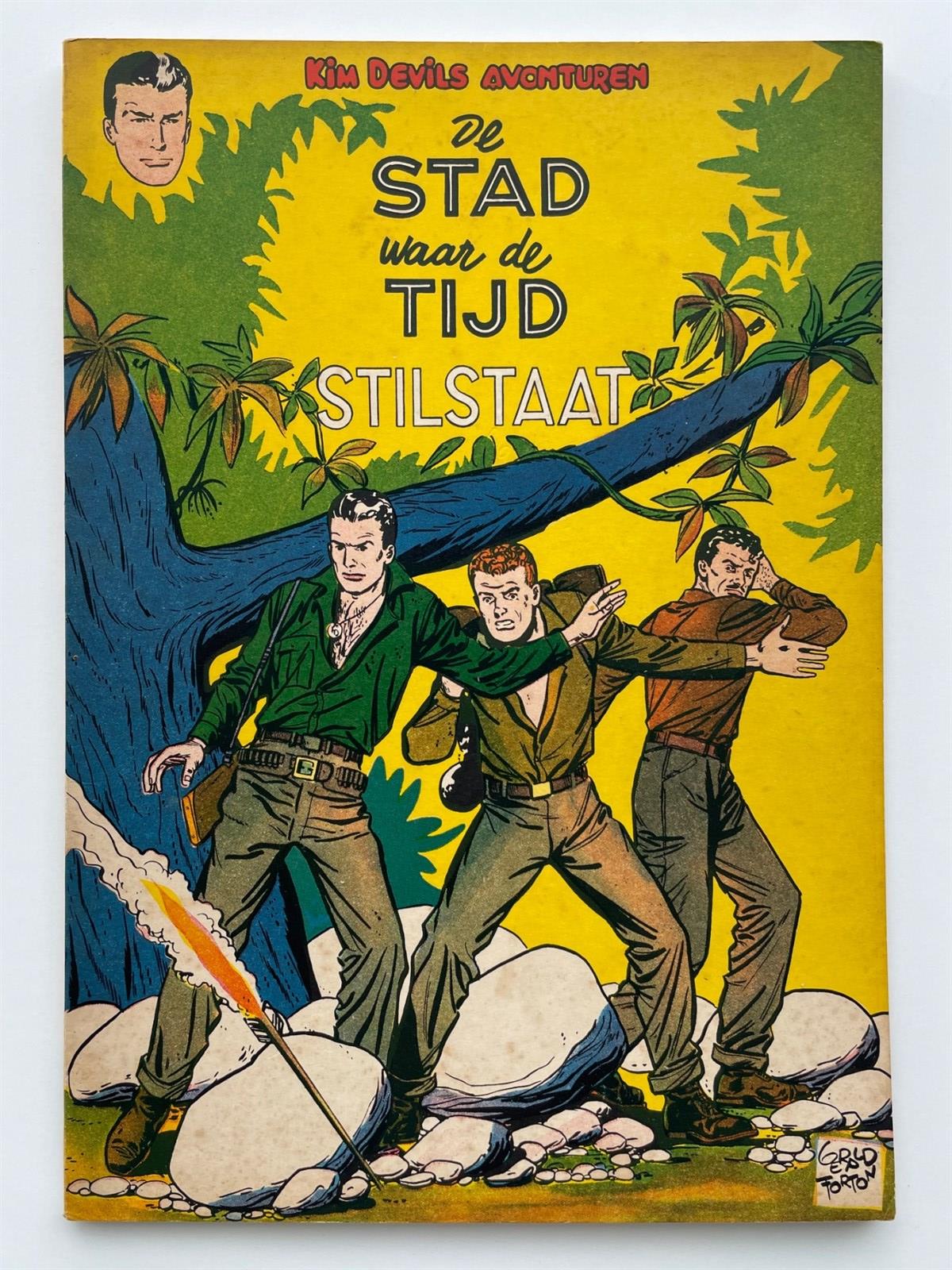 Kim Devil - 2 - De stad waar de tijd stil staat - Softcover - Eerste druk - 1955