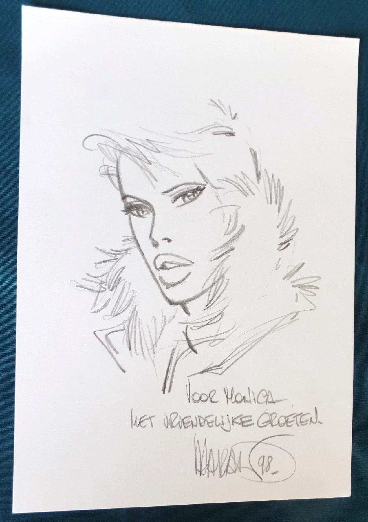 Marcel Jaradin - oa Alexis - tekening op los blad