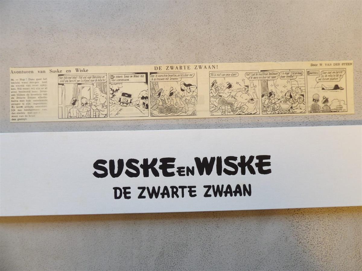 Suske en Wiske - Luxe oblong + krantenstrook 3 - De Zwarte Zwaan - 1e druk - oplage 111 - 2000