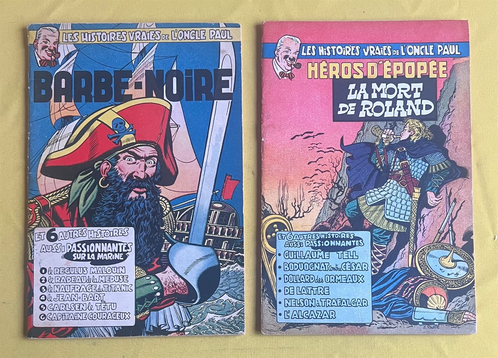 Oom Wim (Oncle Paul) - Barbe-Noire /La mort de Roland . - Franstalig - SC - Eerste druk - 1953