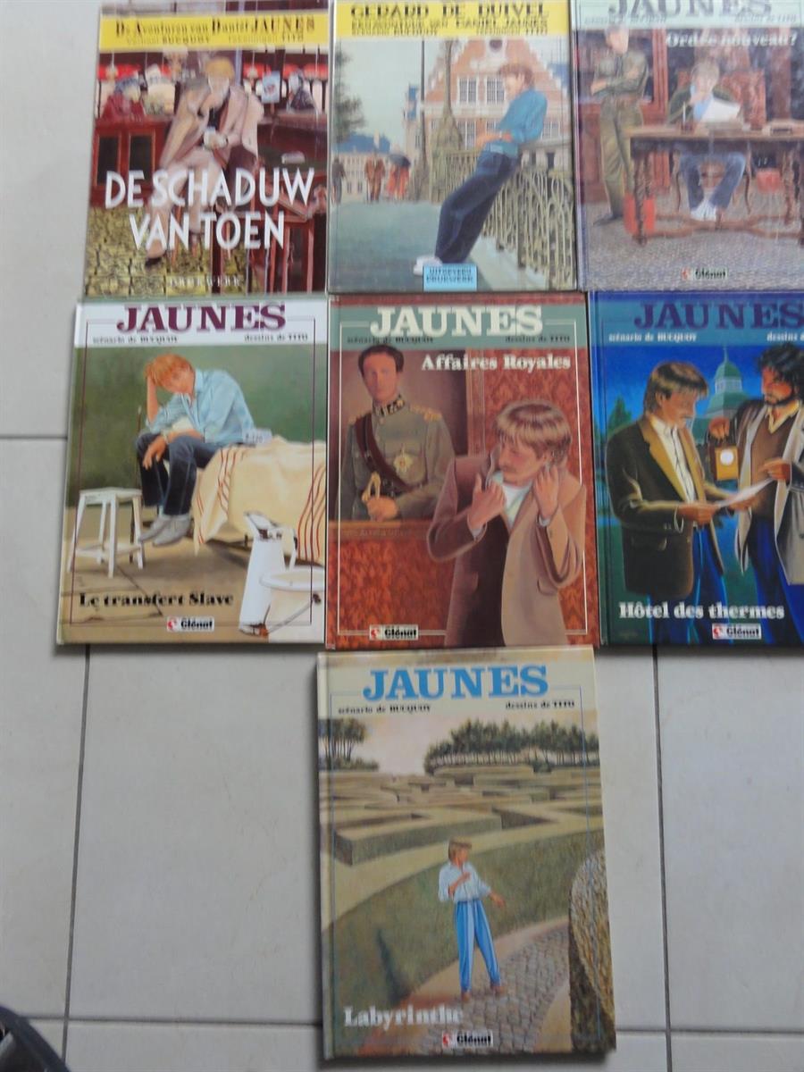 Daniel Jaunes - Volledige reeks - 2 x sc + 5 x hc -Eerste druk - 1982/1989 - Nederlands/Frans