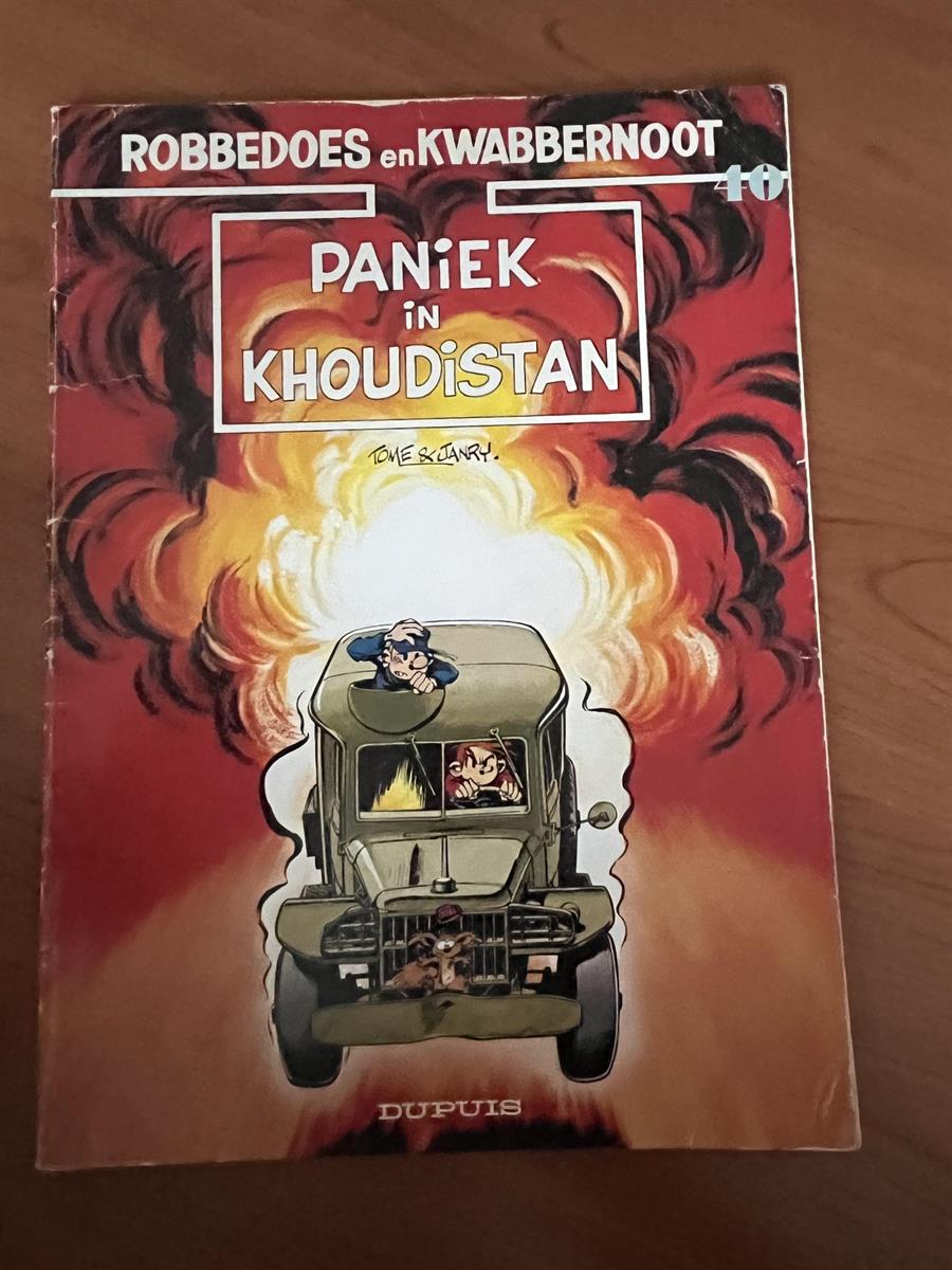 Robbedoes en Kwabbernoot - 40 Paniek in Khoudistan - 1ste druk 1988 - SC