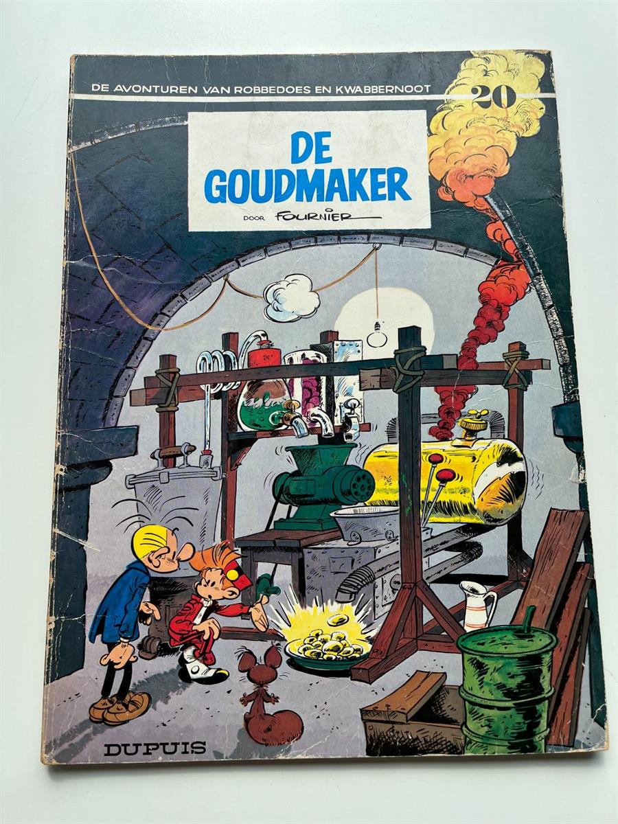 Robbedoes en Kwabbernoot nr 20 - De goudmaker - Herdruk