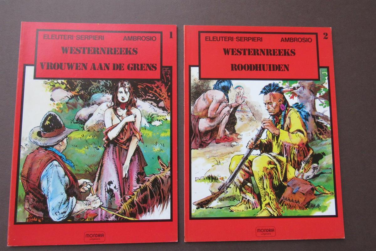 Serpieri - Westernreeks 1 & 2 - eerste druk - sc - 1983