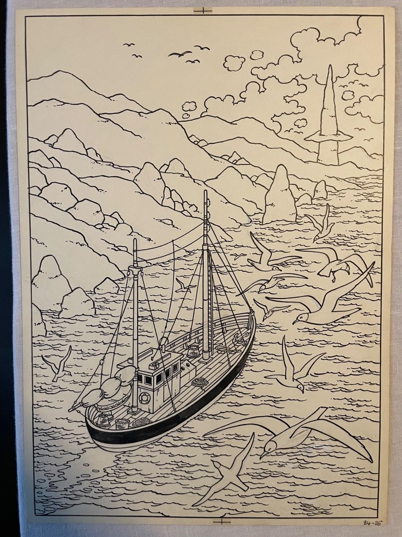 Jommeke 84 - De plank van Jan Haring - Originele pagina - pag 25