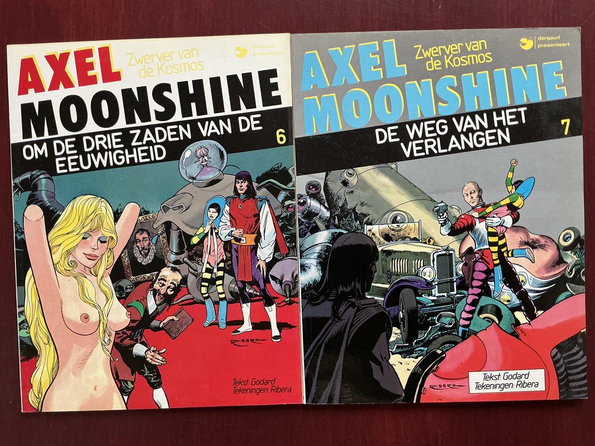 Axel Moonshine - deel 6 en 7 - De Vrijbuiter - 1985