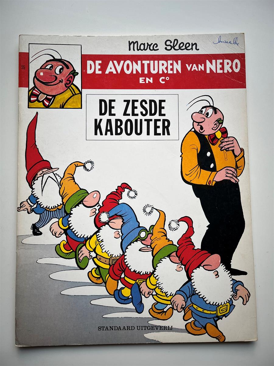 Nero nr 55 - De zesde kabouter - 1ste druk 1977 - SC