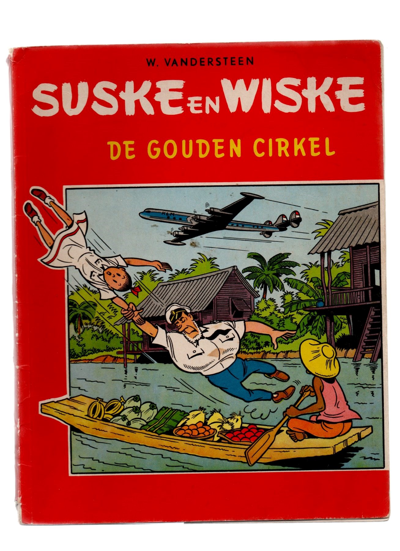 Suske en Wiske - 2 Kleuren - De Gouden Cirkel - NL - Herdruk - Willy Vandersteen - Nr 29.