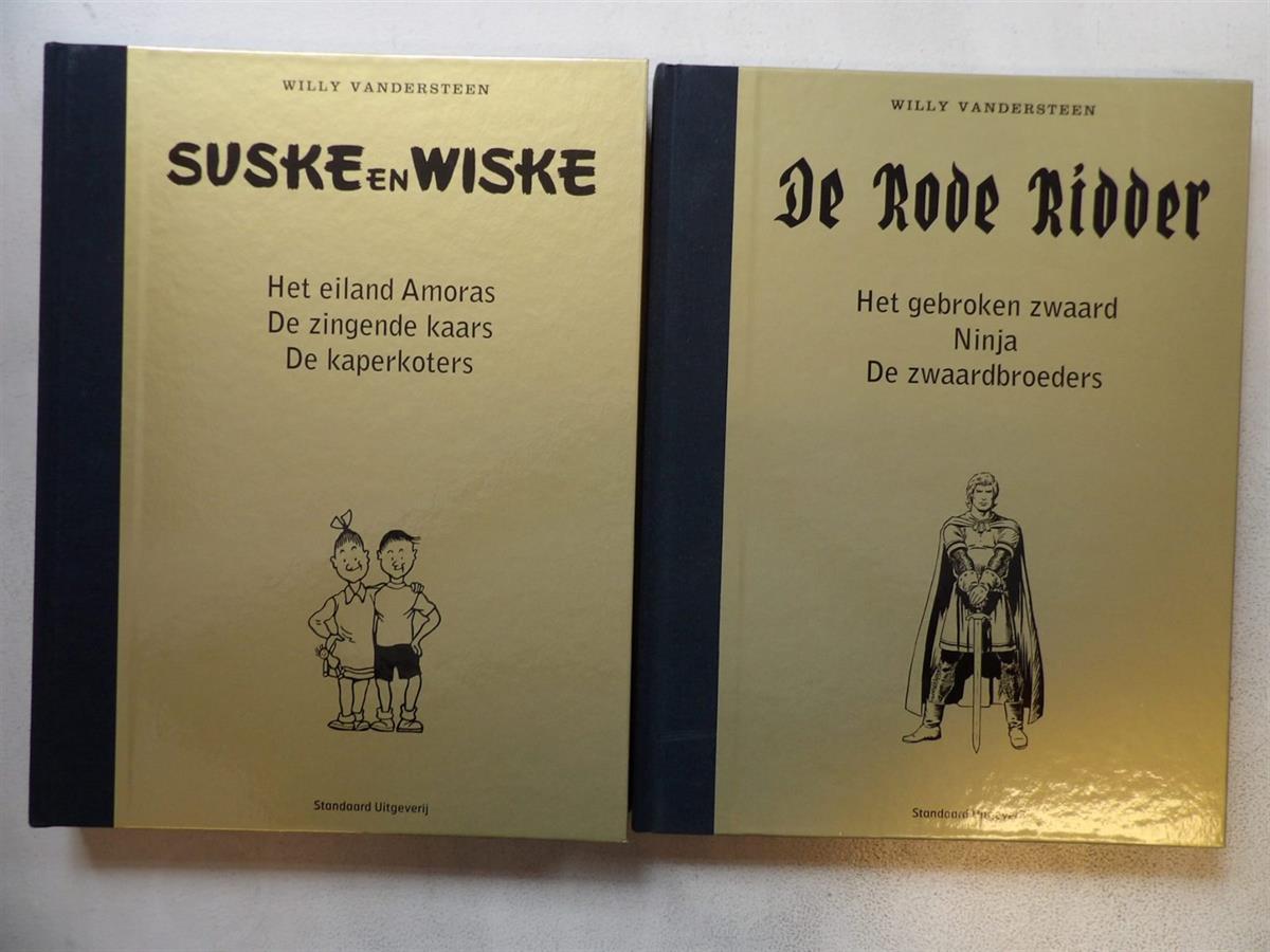Suske en Wiske + De Rode Ridder - 2x goud en trilogie - Luxe hc op groter formaat - 1e druk - (2009)