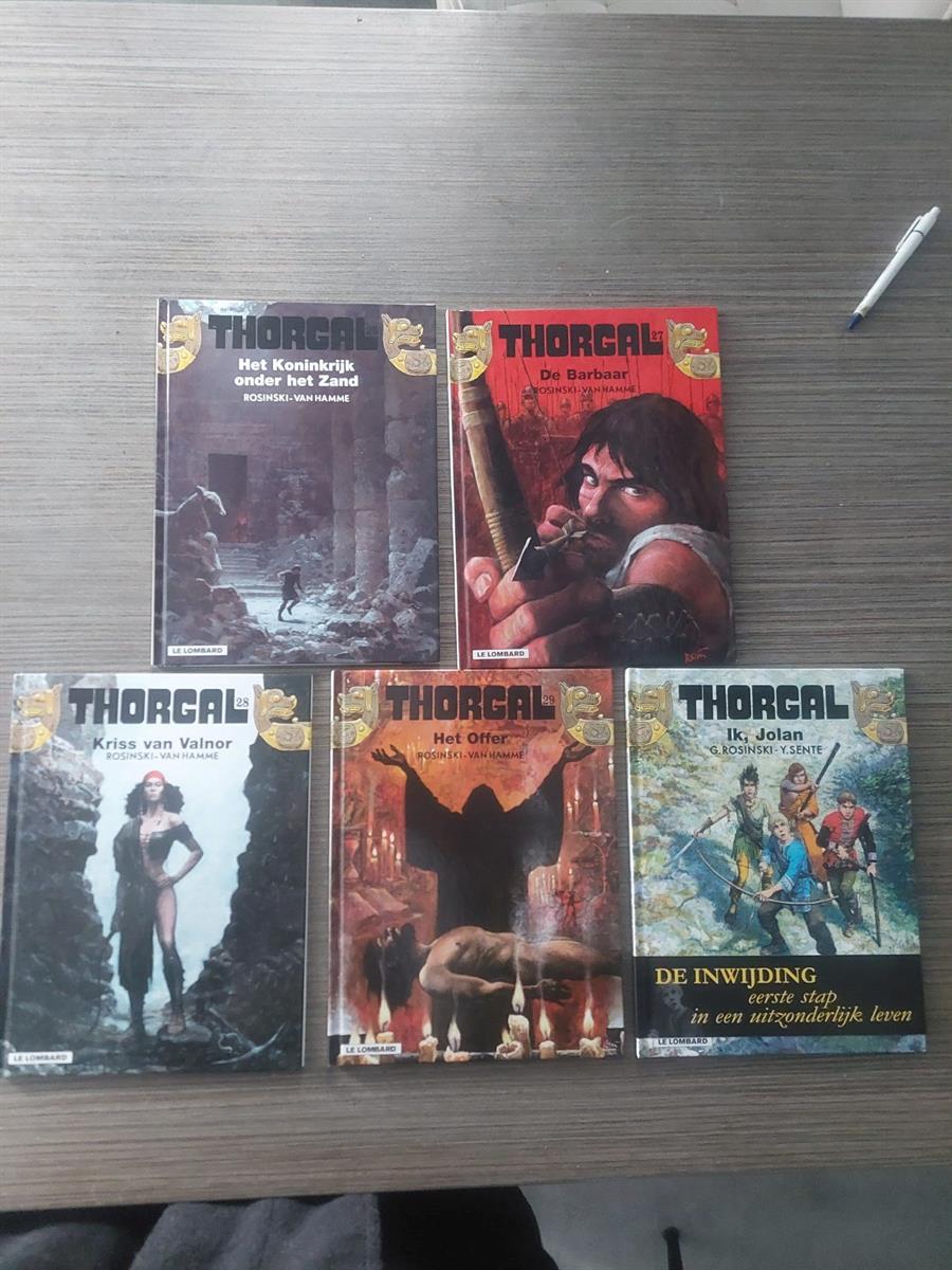 Thorgal - Nrs. 26 t/m 30 - HC - 1e druk 2001 - 2007