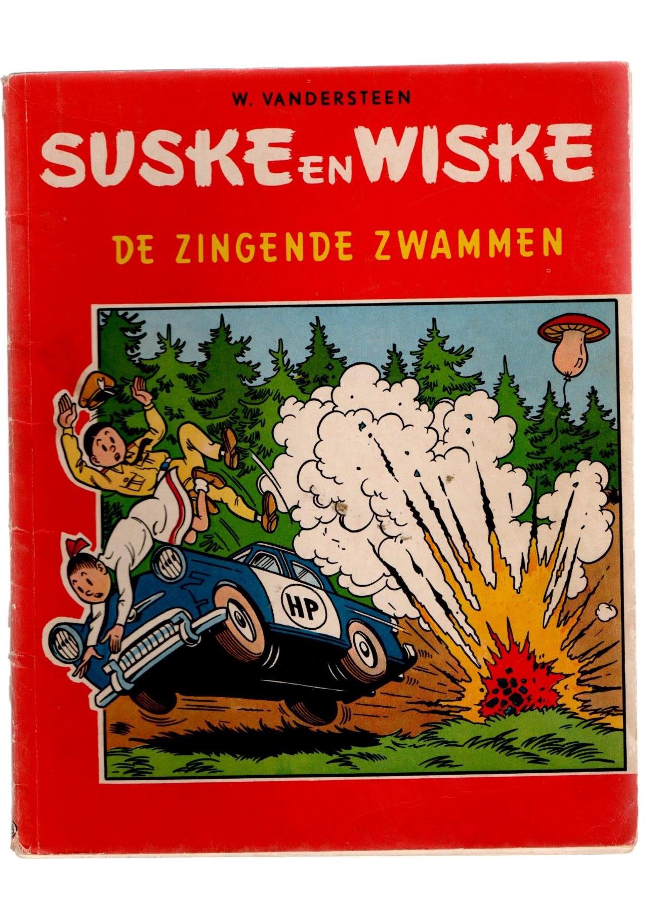 Suske en Wiske - 2 Kleuren - De Zingende Zwammen - NL - 2de druk - Willy Vandersteen - Nr 29.