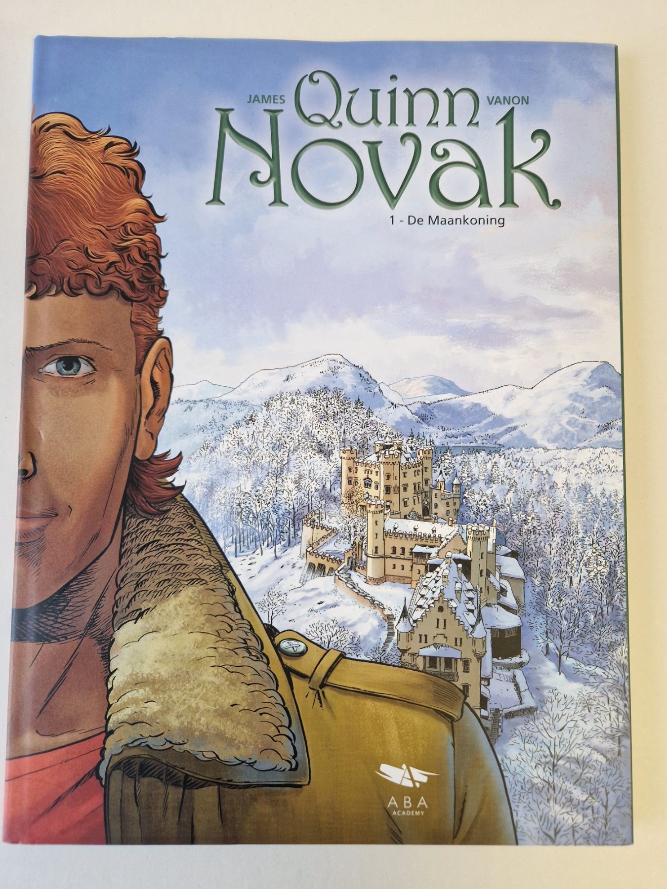 Quinn Novak - Deel 1, De Maankoning - hardcover met stofomslag - Gesigneerd (2x) + dédicace - 2021