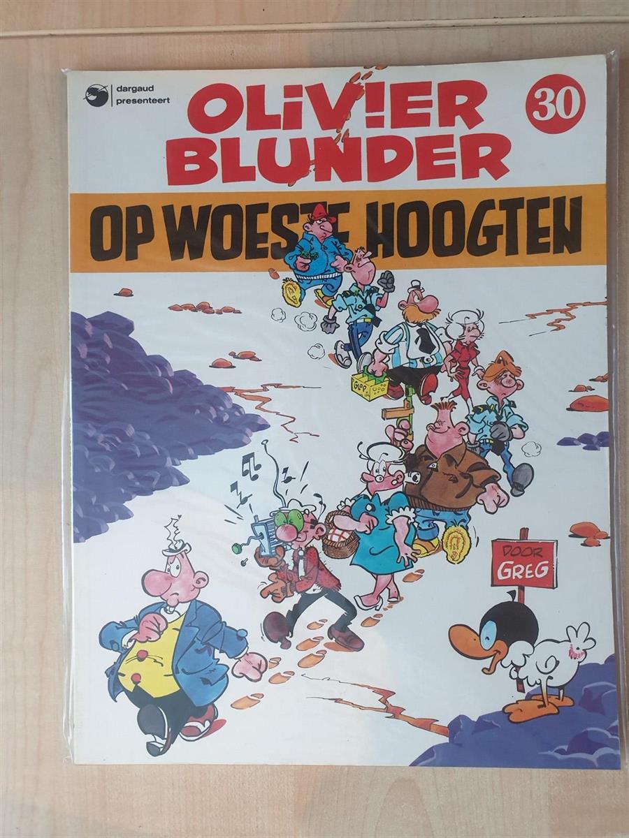 Olivier Blunder - op woeste hoogten - SC - 1e druk - 1985