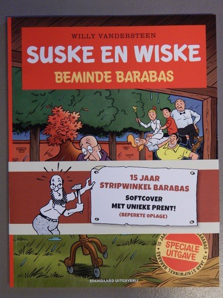 Suske en Wiske - Beminde Barabas - Barabas sc uitgave + wikkel + prent - 1e druk - (2021)