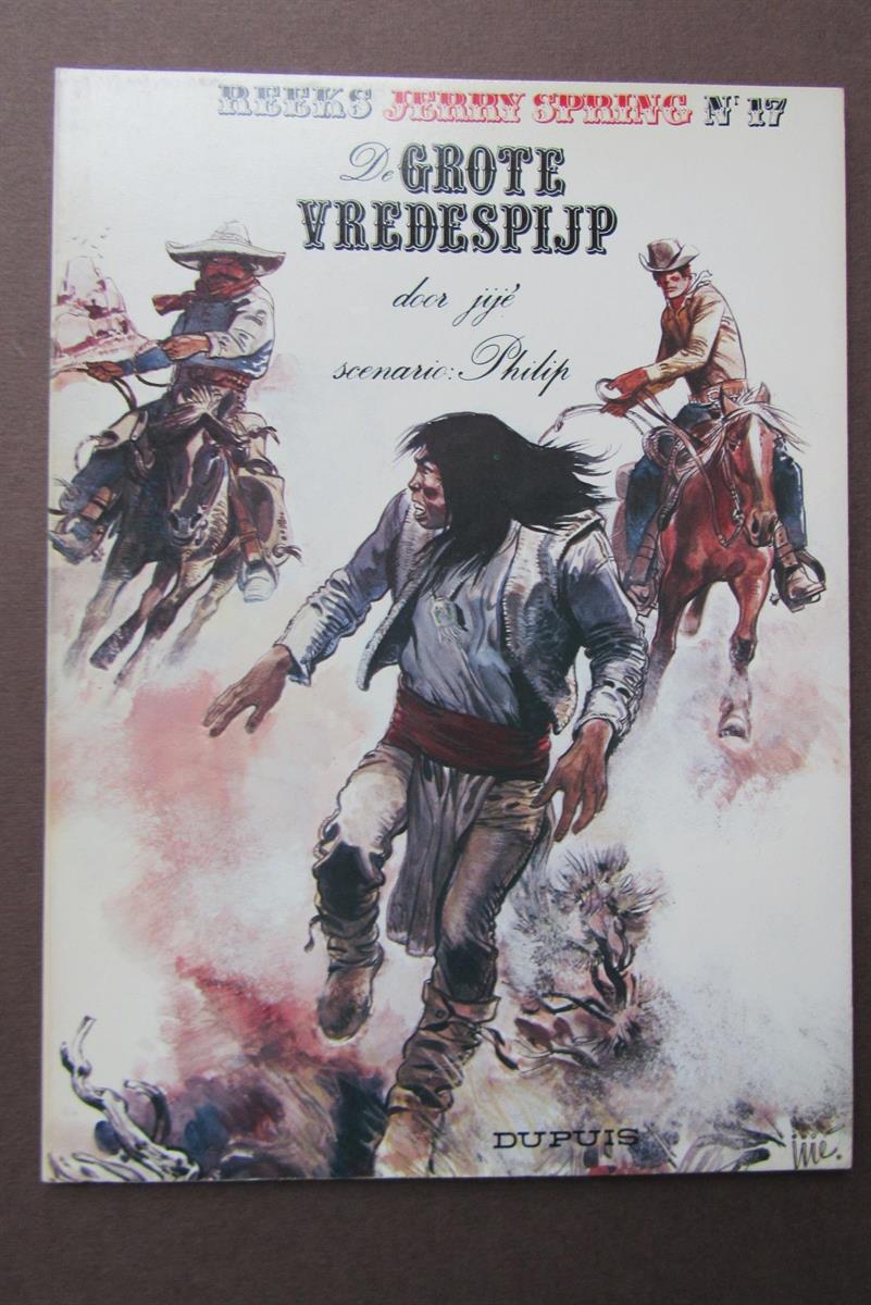 Jerry Spring - De grote vredespijp - eerste druk - 1978