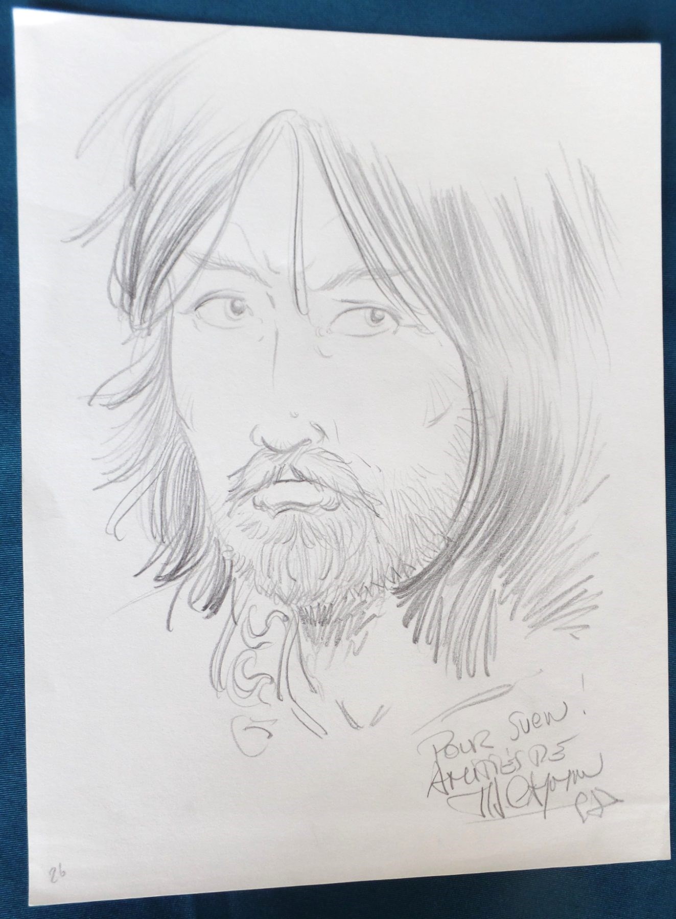 Thierry Cayman - oa Silvester van Rochefort, S.T.A.R. - tekening op los blad