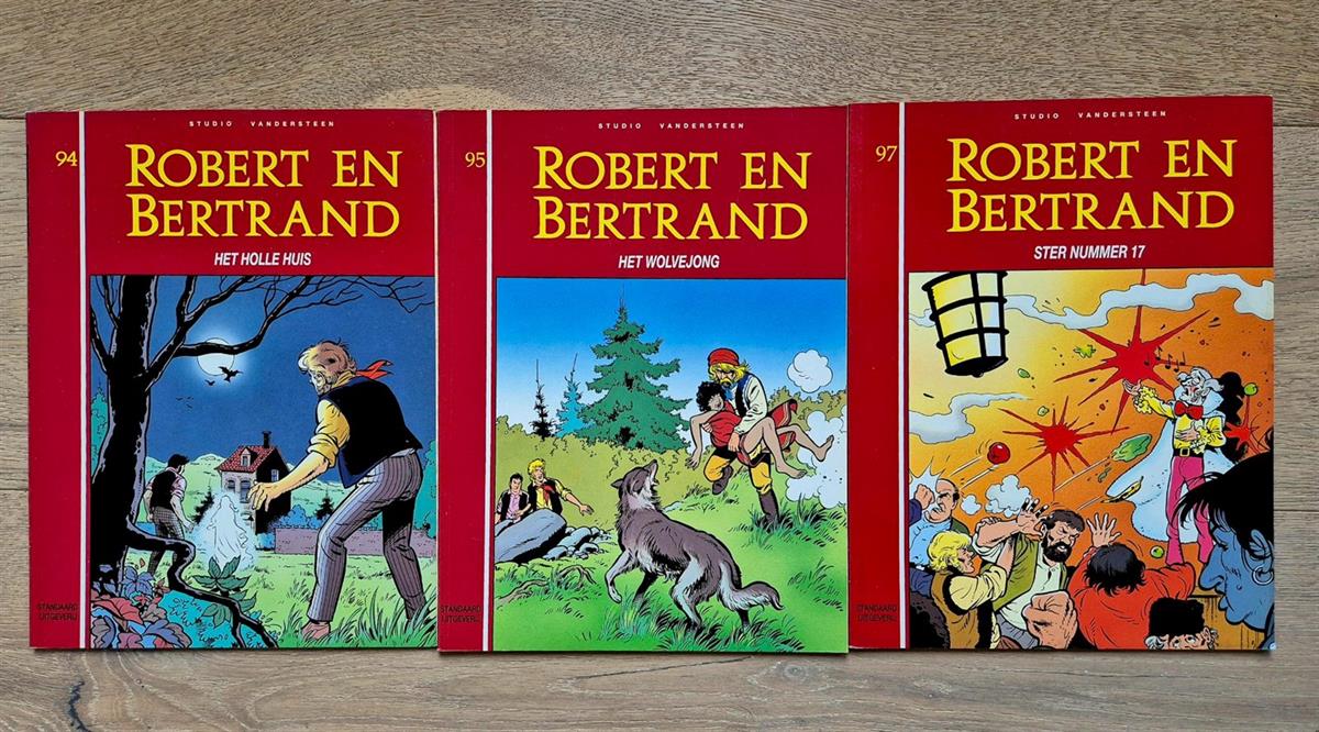 Robert & Bertrand - Nr. 94, 95 en 97 - 3 x sc - 1e druk - 1992 & 1993