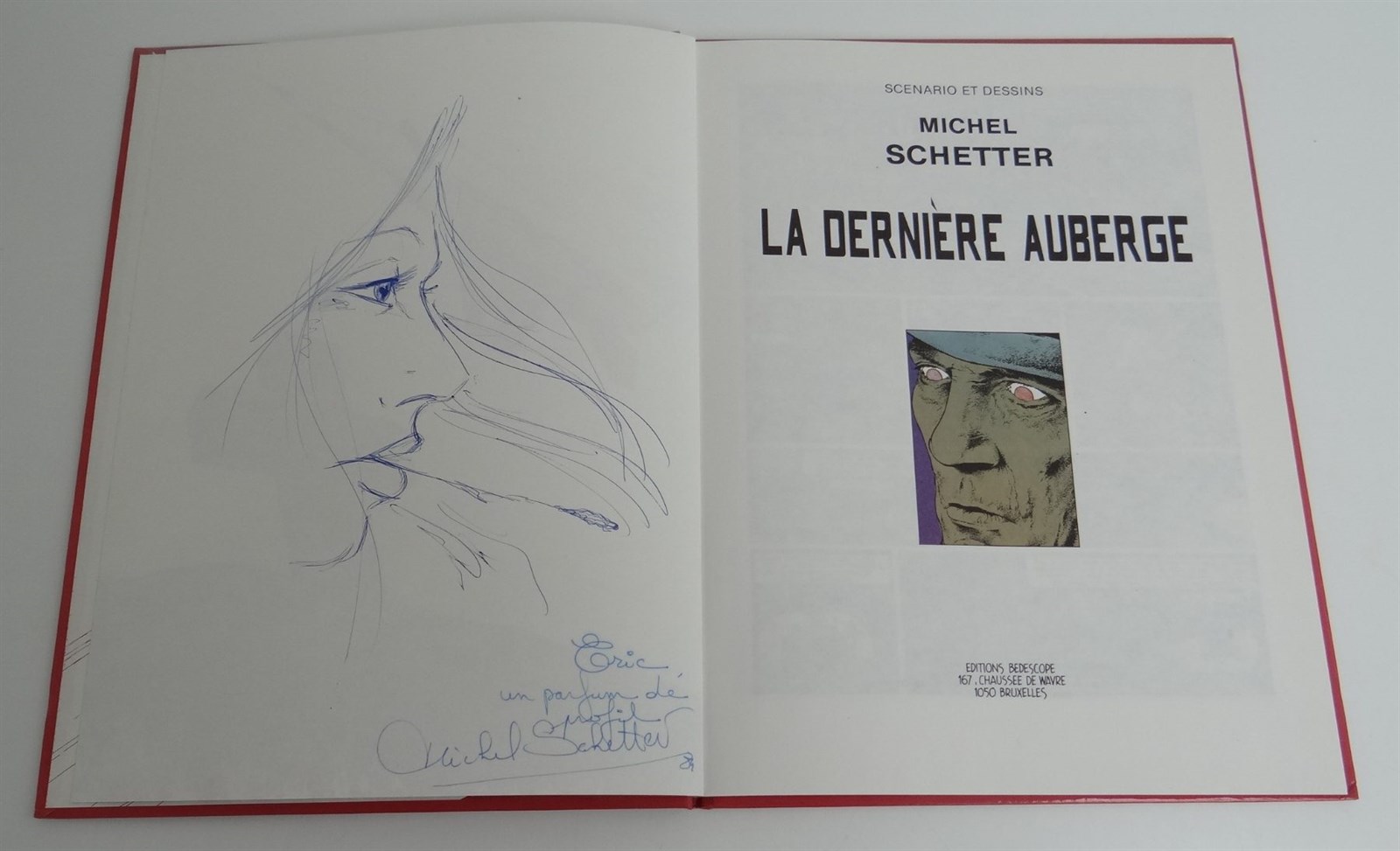 Michel Schetter - La dernière Auberge - Met opdrachttekening - (1982)