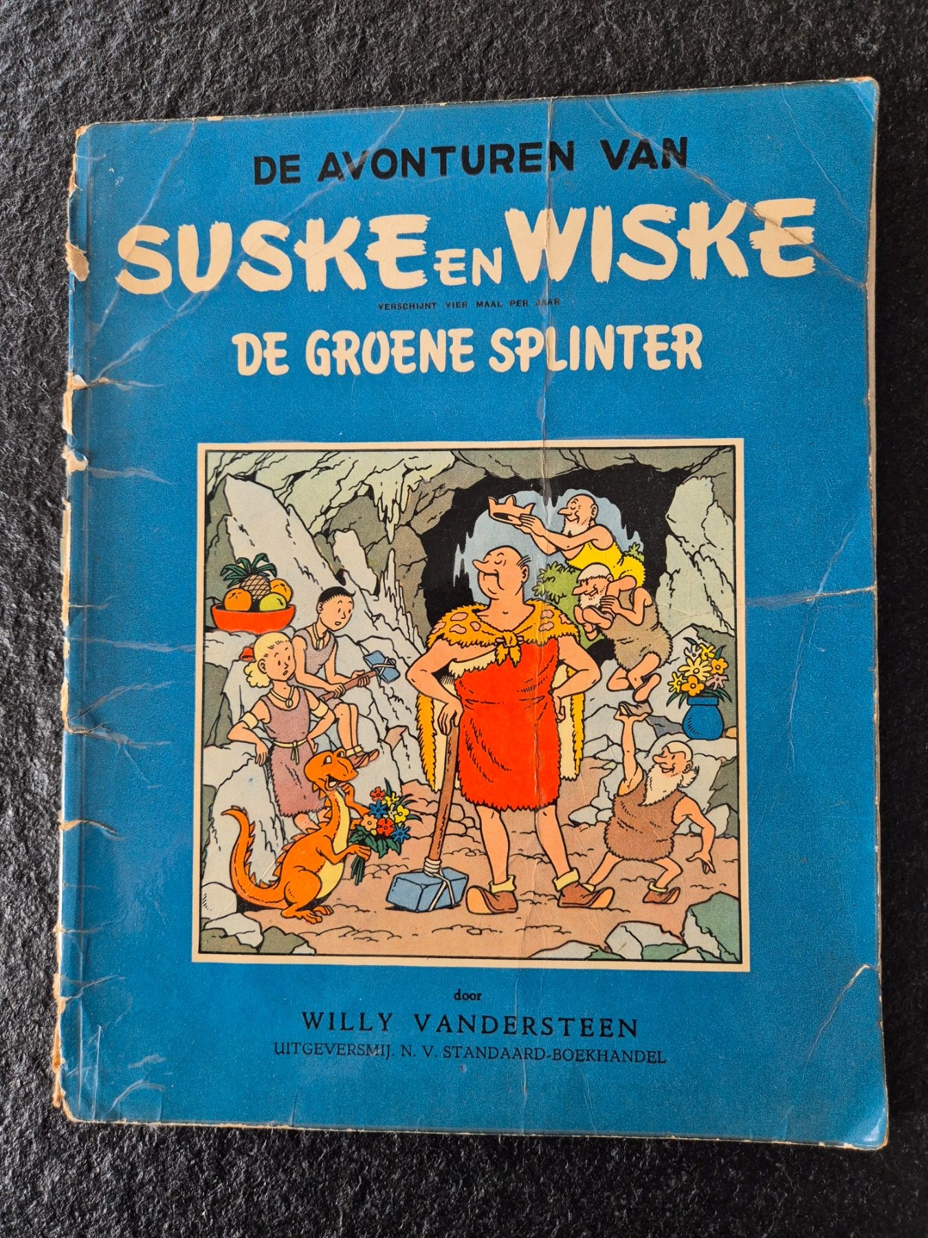 Suske en Wiske - BR5 - De groene splinter - sc - 1e druk - 1957