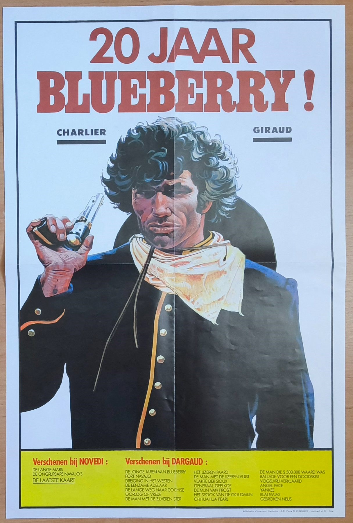 Blueberry - Jean Giraud - Poster 20 jaar Blueberry - Novedi 1983
