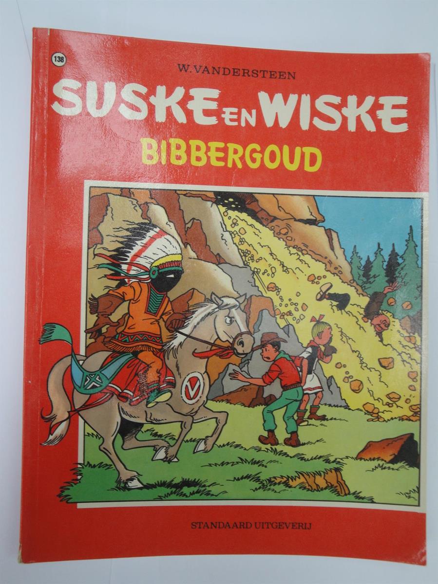 Suske en Wiske VK138 - Bibbergoud - eerste druk vierkleuren - sc - 1973