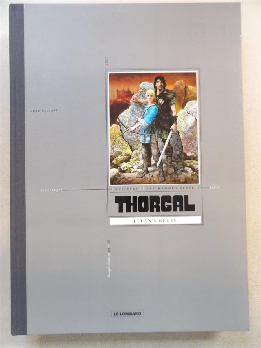 Thorgal 29-30 - Jolan's keuze - Luxe HC op groot formaat met gesigneerde prent - oplage 100 - 1e druk - 2007