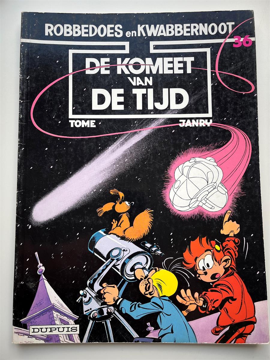 Robbedoes en Kwabbernoot nr 36 - De komeet van de tijd - Herdruk - SC