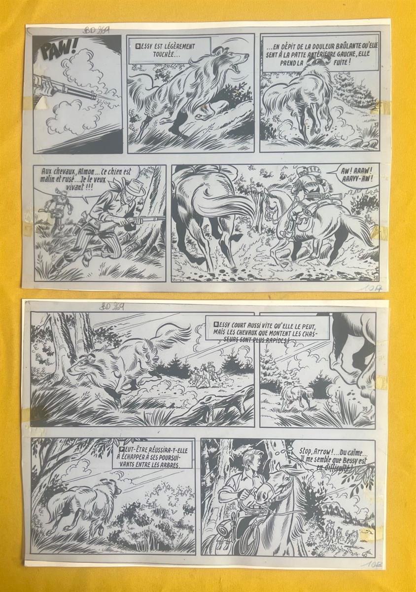 Bessy - Originele pagina (p.10) - De roodschimmel - 1973