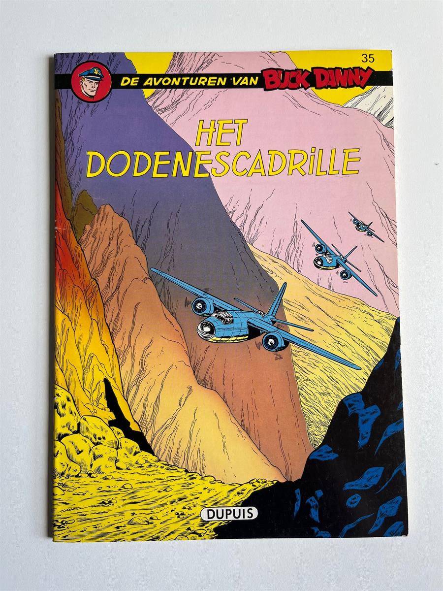 Buck Danny - Het dodenescadrille - 1e druk 1968