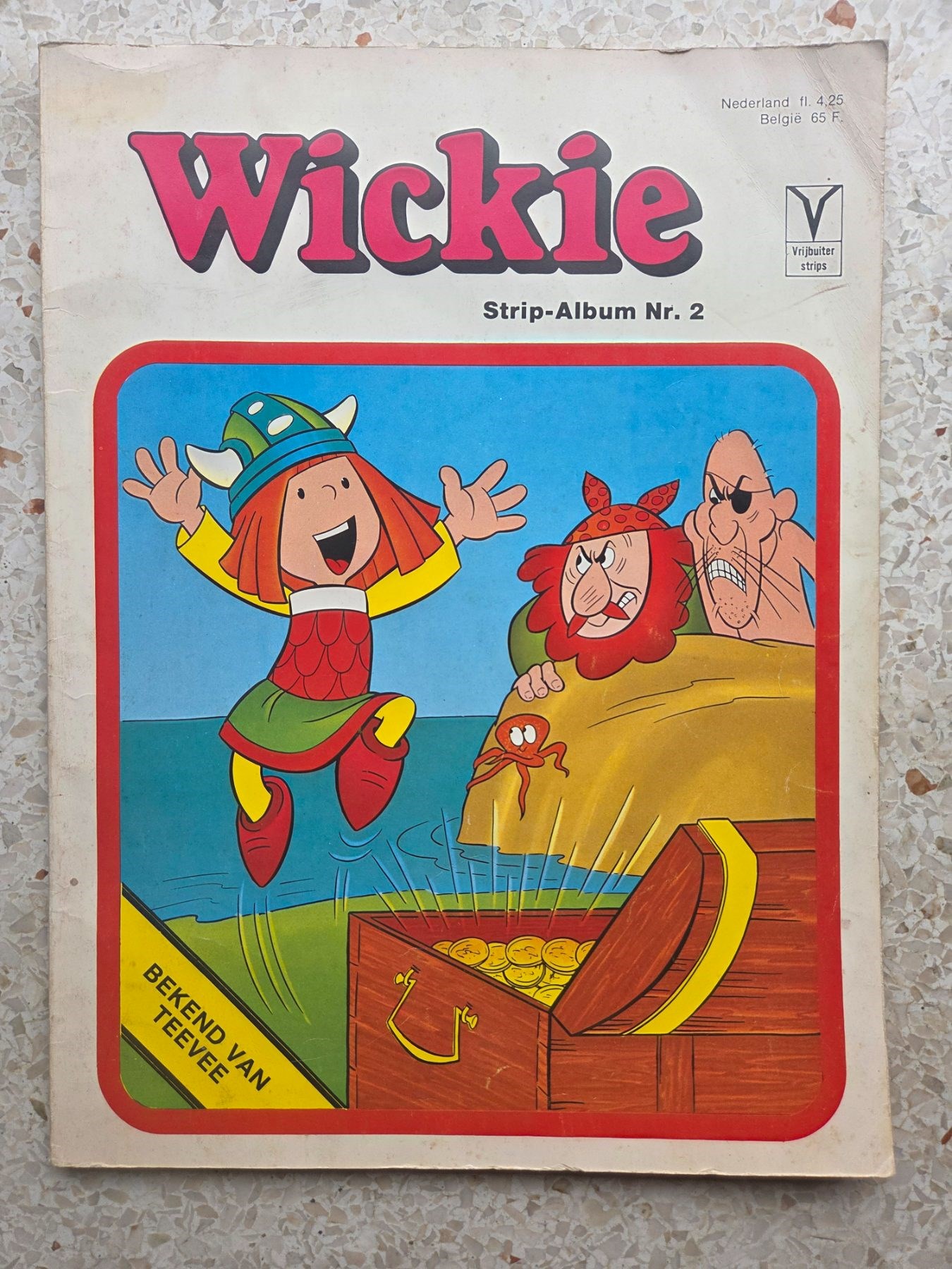 Wickie-strip-album-2-De vrijbuiter-Senic-sc-1edruk