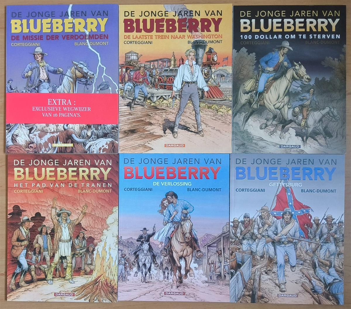 Blueberry - 6 x De jonge jaren - Dargaud (2000/2012)