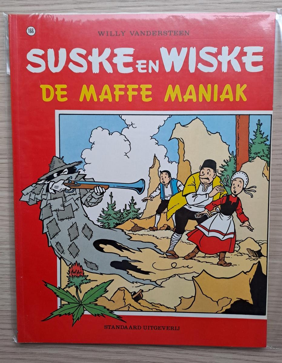 Suske en Wiske - de maffe Maniak - 1977 - 1e druk - Standaard