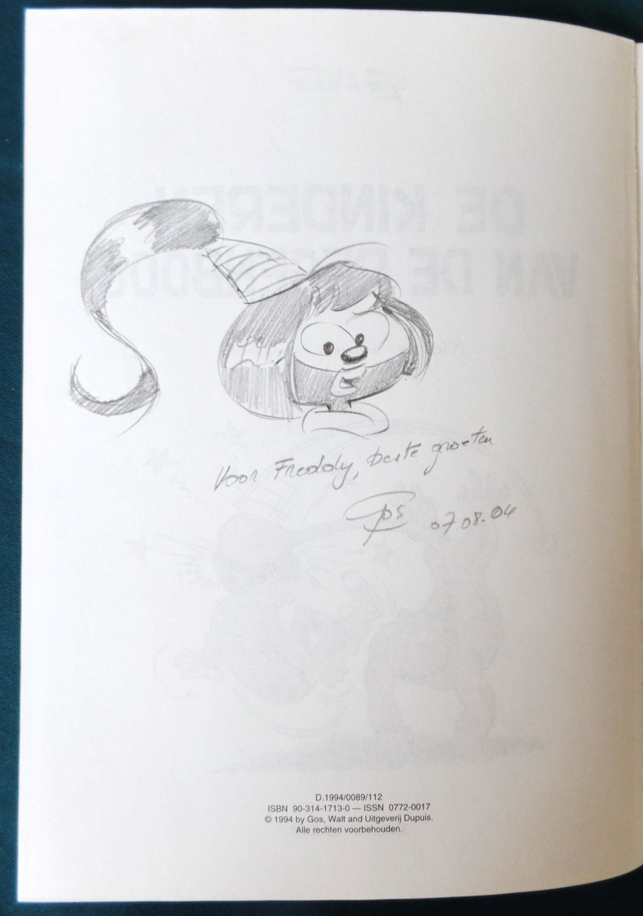 De Katamarom 26. De kinderen van de regenboog - sc- 1e druk - met tekening door Gos