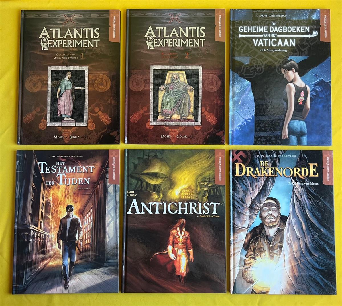 Geheimen van het Vaticaan - Lot van 6 albums - HC - Eerste druk - 2009/2010