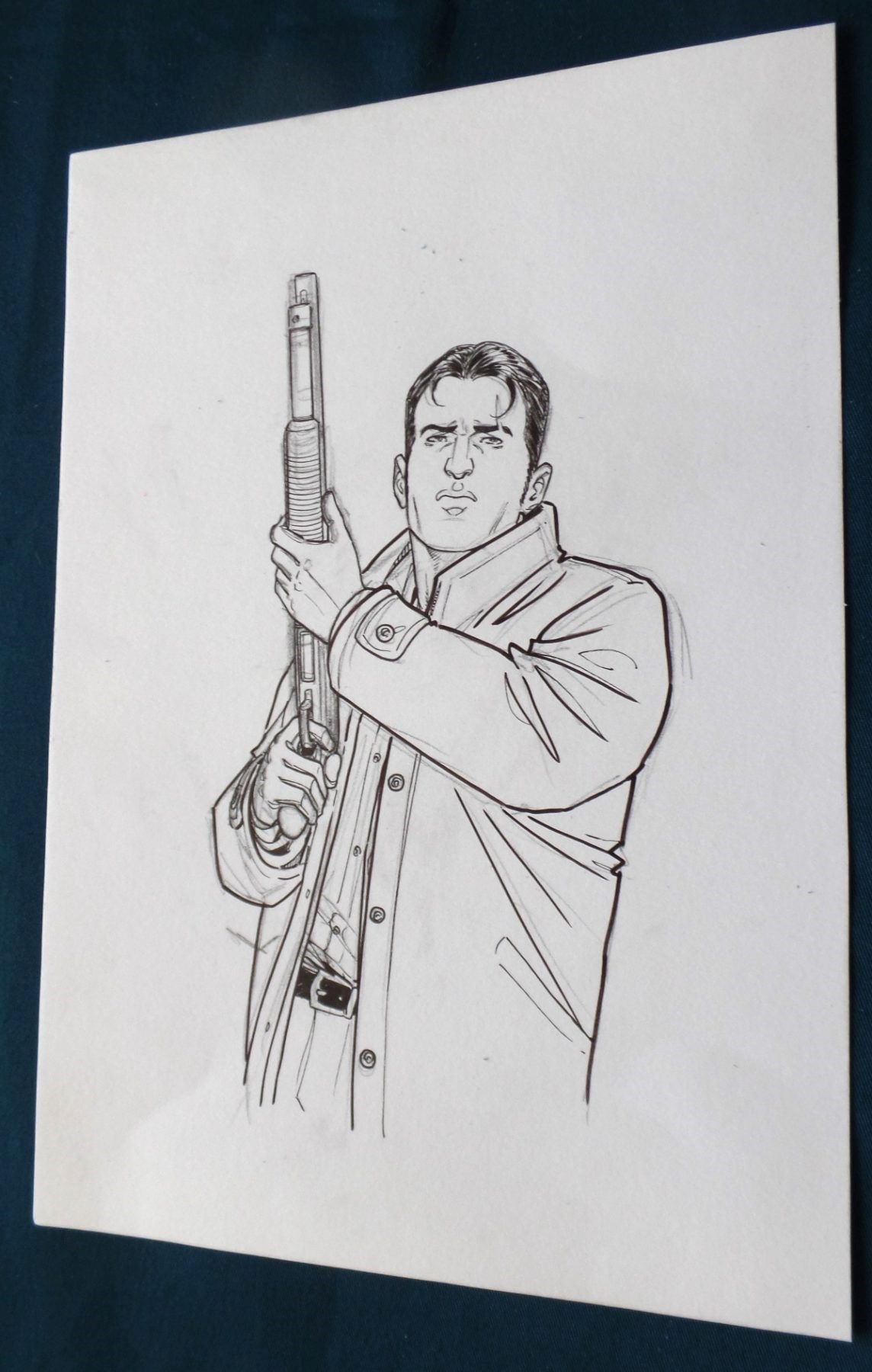 Thomas Legrain - oa Sisco, MX22, The Regiment - tekening op los blad