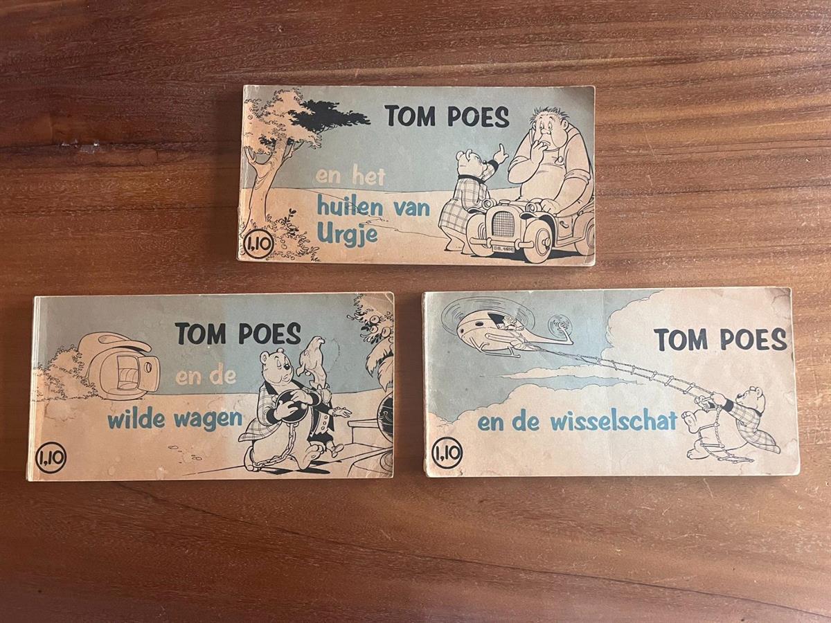 Tom Poes - Complete vaderlandreeks - 1ste druk 1967 - 3 delen
